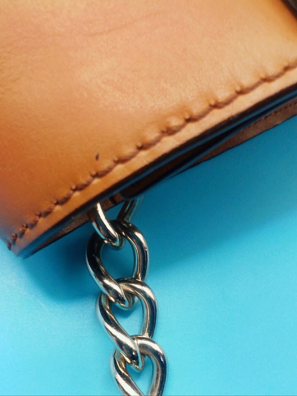 kate spade Vintage Mara Villabella Ave Small Camel/Black Flap Style Shouler Bag - Picture 9 of 14